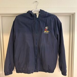 Vintage Walt Disney World Mickey Mouse Zip-Up Jacket/Windbreaker (Unisex)